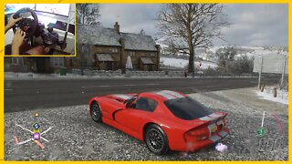 DODGE VIPER GTS ACR - Forza Horizon 4 Gameplay Logitech G29