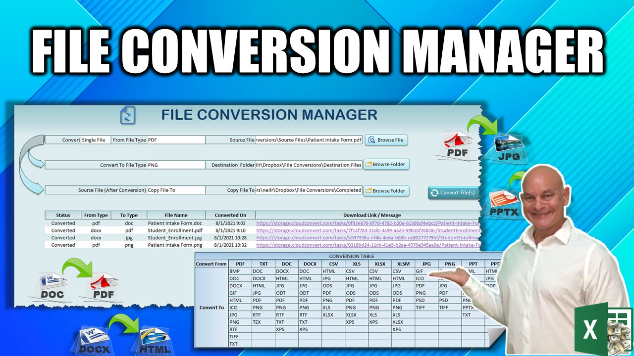 Sneak Peek: TURN EXCEL INTO THE ULTIMATE FILE CONVERTER