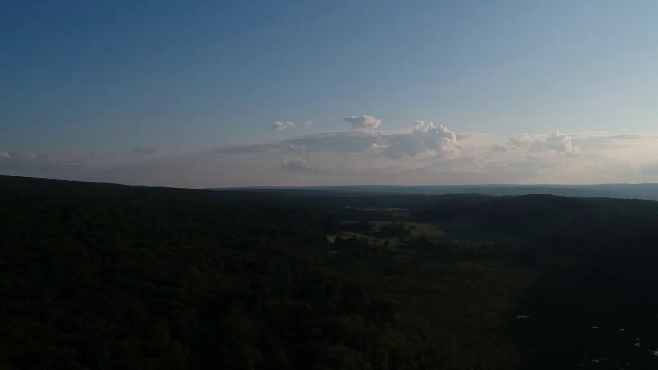 Flying the drone over NJ and PA