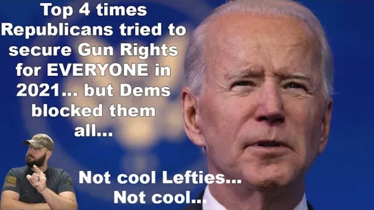 Dem Governors and Leftists denied minorities of Gun Rights in 2021… Republicans tried to ease them..
