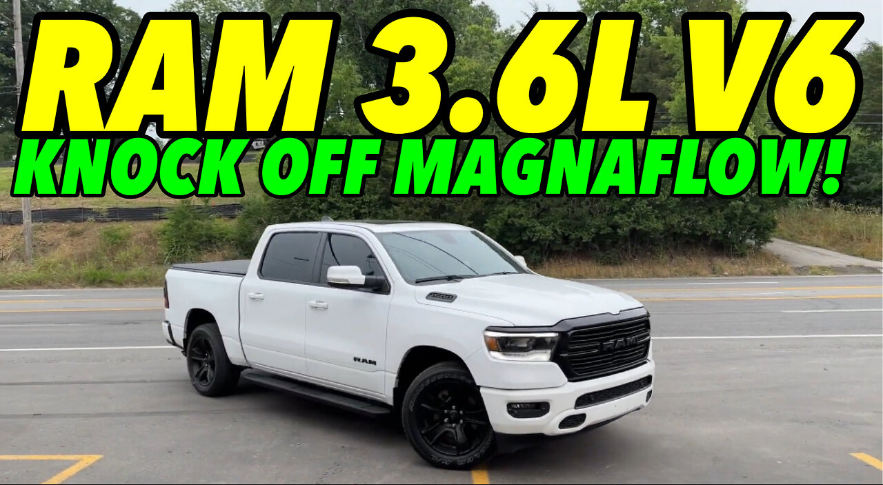 RAM 3.6L V6 w/ MAGNAFLOW KNOCK OFF MUFFLER!