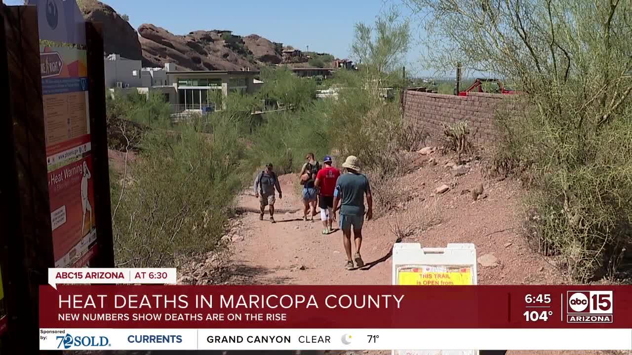 111 heat related deaths reported in Maricopa County