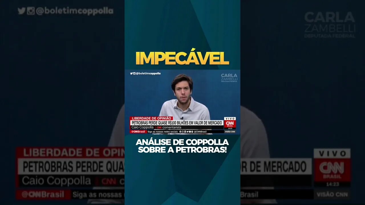 IMPECÁVEL - ANÁLISE CIRÚRGICA DE CAIO COPPOLLA SOBRE A INTERFERÊNCIA NA PETROBRAS!