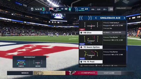 EXECUTIONER747's Live M21 GBL S2W7 vs Pats