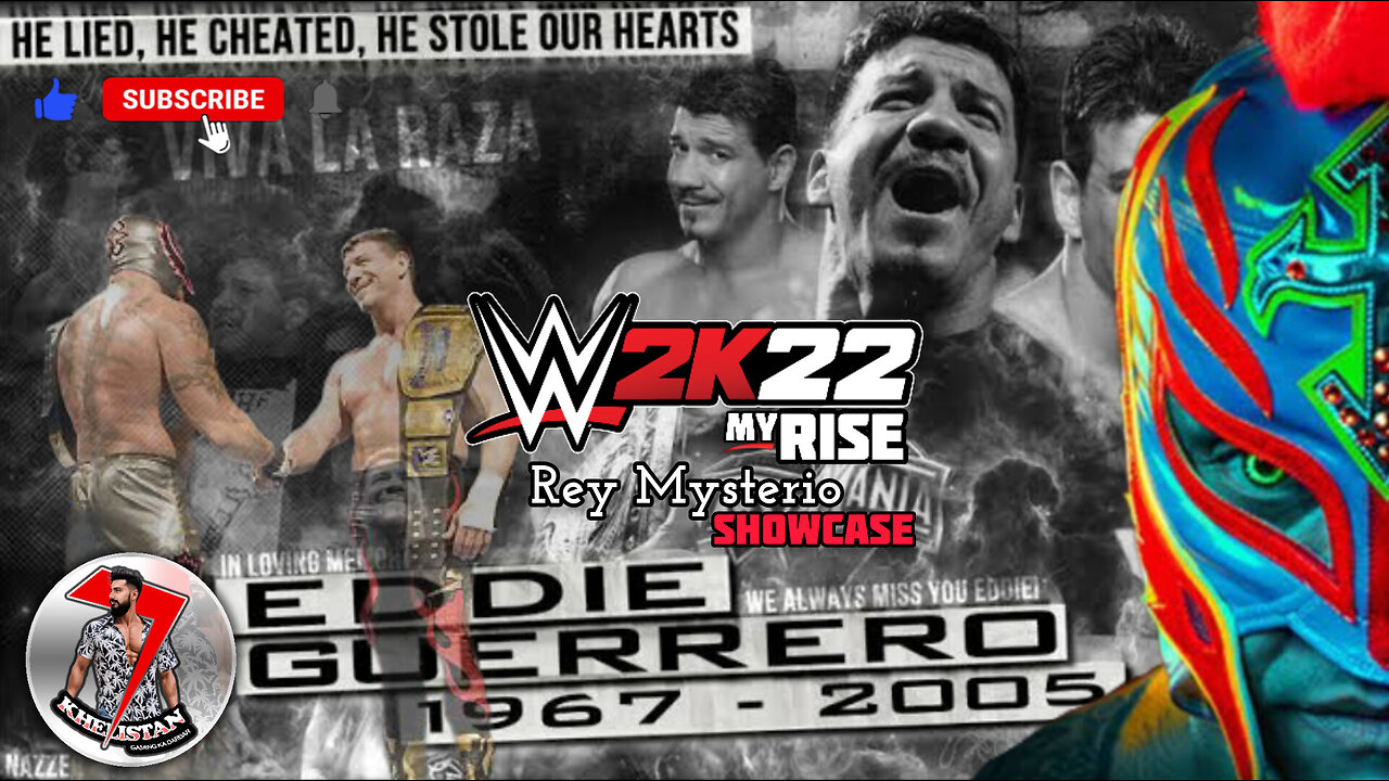 wwe 2k22 rey mysterio showcase | in loving memory of Eddie Guerrero | gameplay trailer.