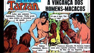 TARZAN FORMATINHO 49 B A VINGANÇA DOS HOMRNS MACACOS #gibi #quadrinhos #comics #cultura ebal