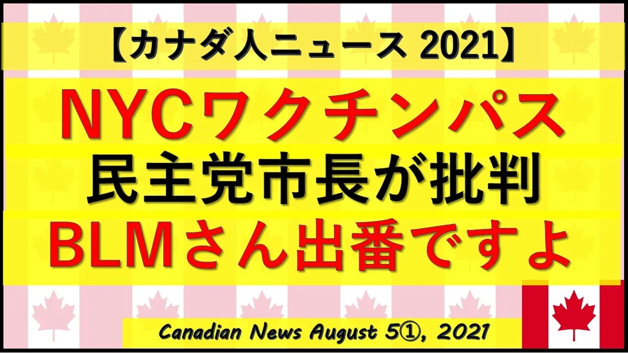 NYCワクチンパスポート導入の件 民主党市長が批判