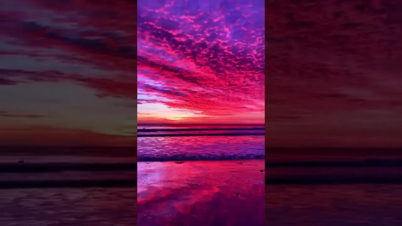 Amazing and Colorful Sunset (magenta sunset, crimson sunset, beautiful, luxury #shorts #tiktok