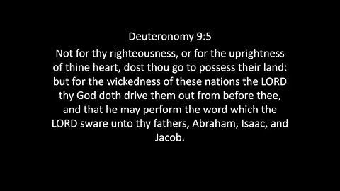 Deuteronomy Chapter 9