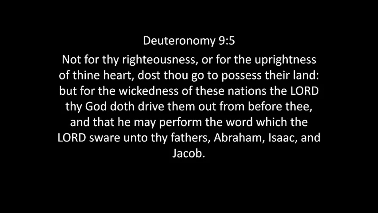 Deuteronomy Chapter 9