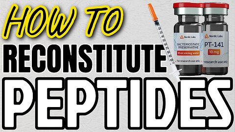 HOW TO RECONSTITUTE PEPTIDES USING BACTERIOSTATIC WATER