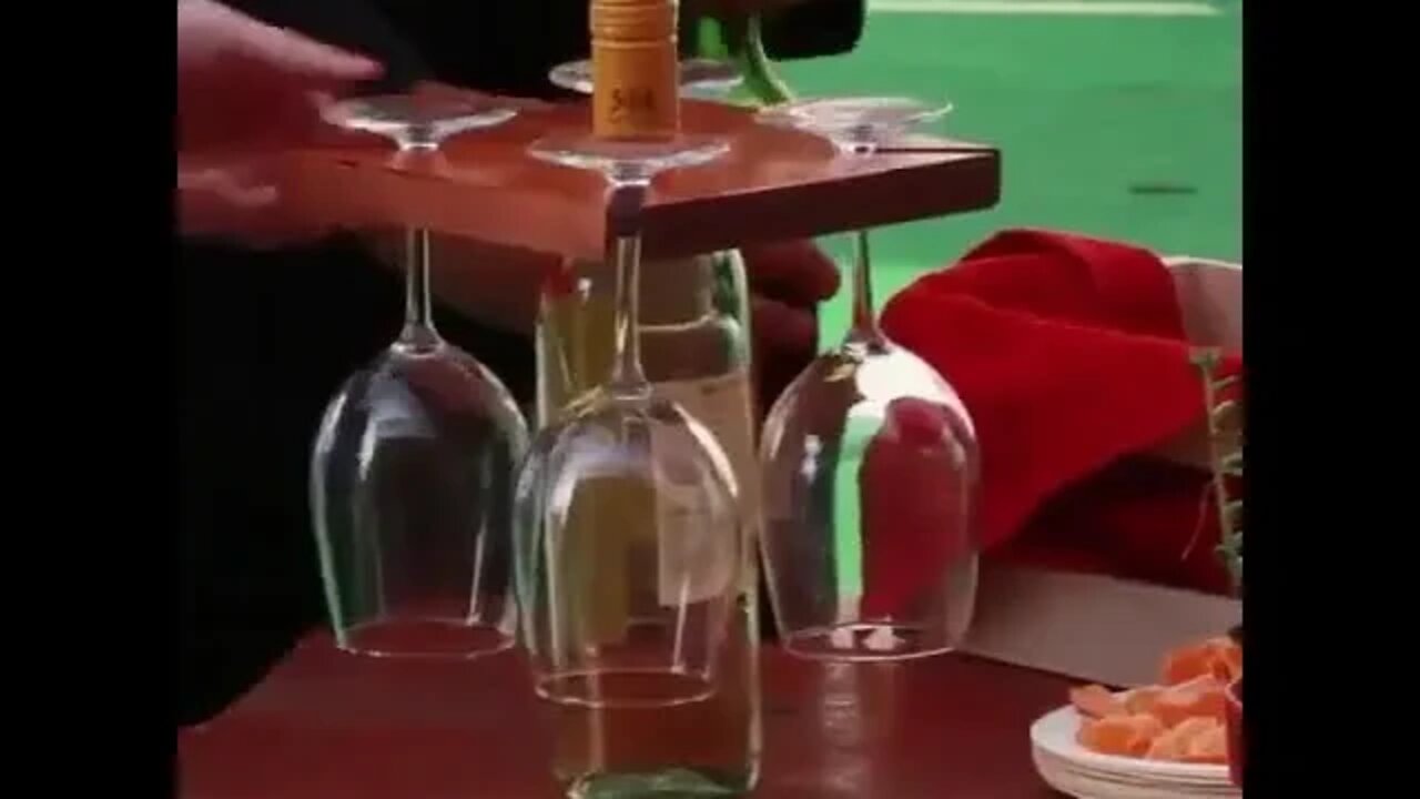 Подставка для вина и бокалов