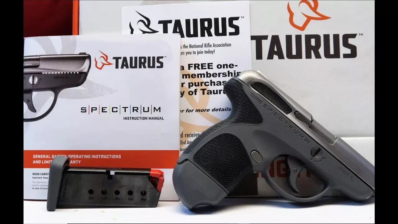 TAURUS SPECTRUM .380 UNBOXING