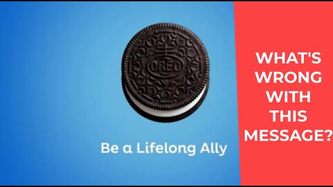 Why are people calling the Oreos commercial Cringe?