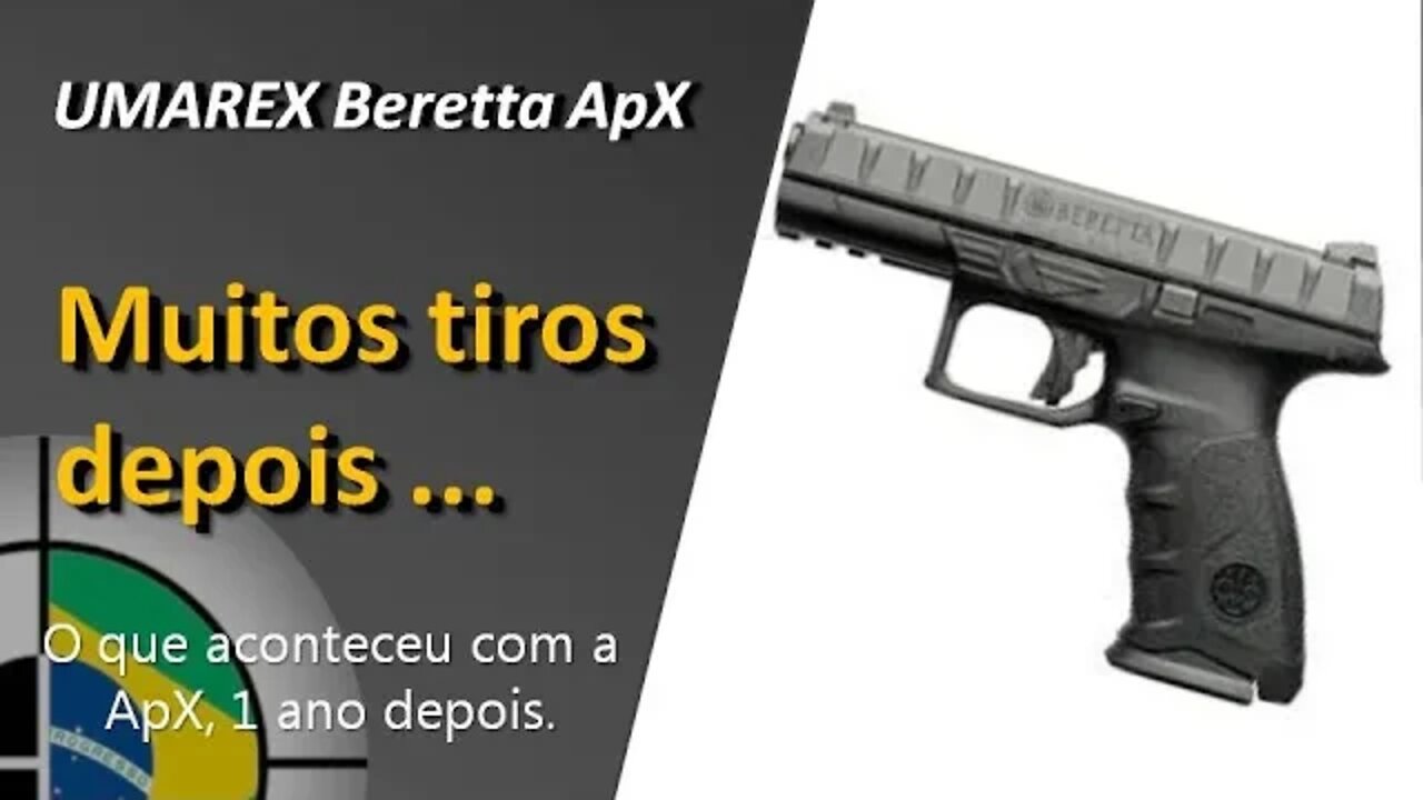 Umarex Beretta ApX - Um ano, e muitos disparos depois [review da ApX depois de um ano]