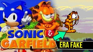 Crossover do Garfield e Sonic que te Enganou #shorts