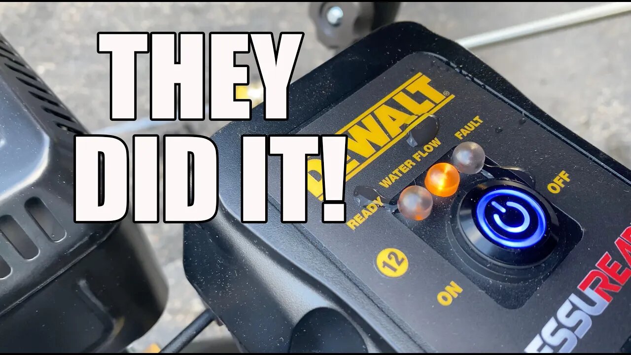 DeWALT Pressure Washer Technology