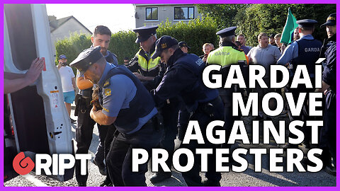 Gardaí move against protesters in Ballybrack