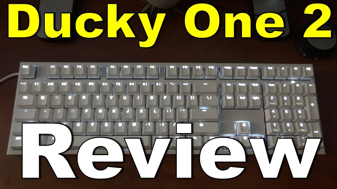 Review of Ducky One 2 White LED white case full 100% keyboard with Cherry MX Brown switches