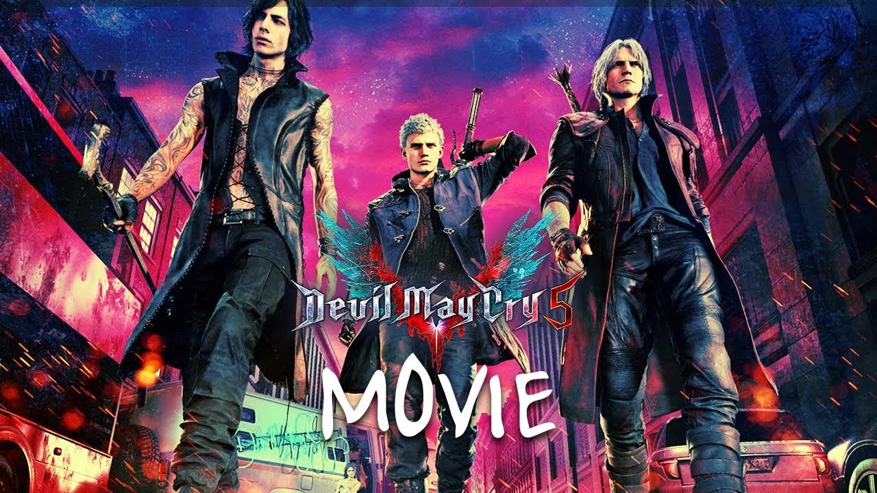 Devil May Cry 5 All Cutscenes [Game Movie]