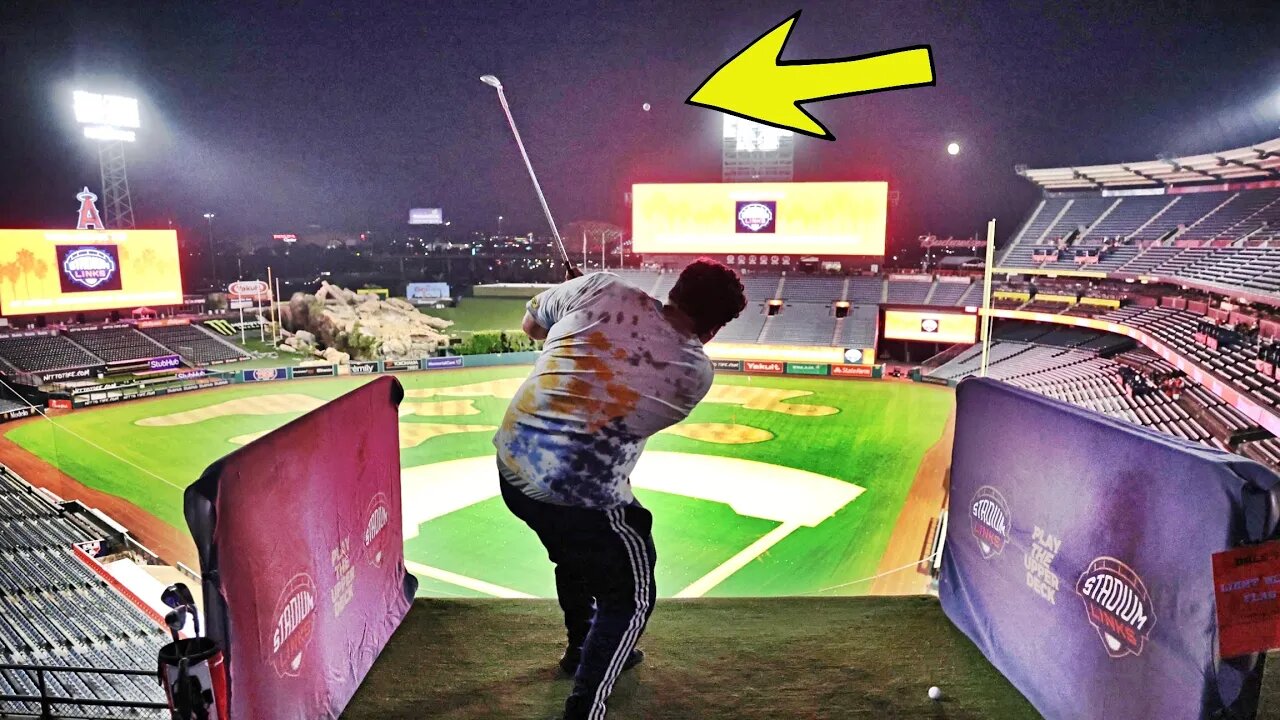 I Played Golf In A MLB Stadium