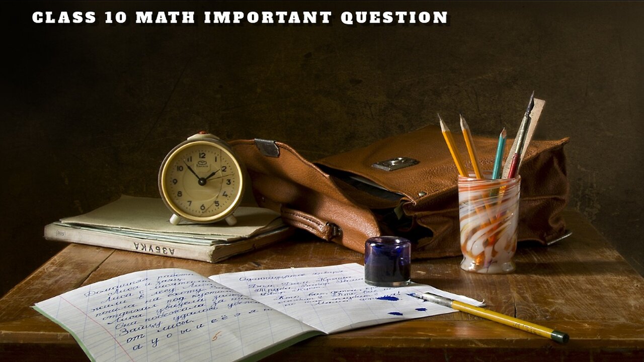 Class 10 Math Very important question for board paper