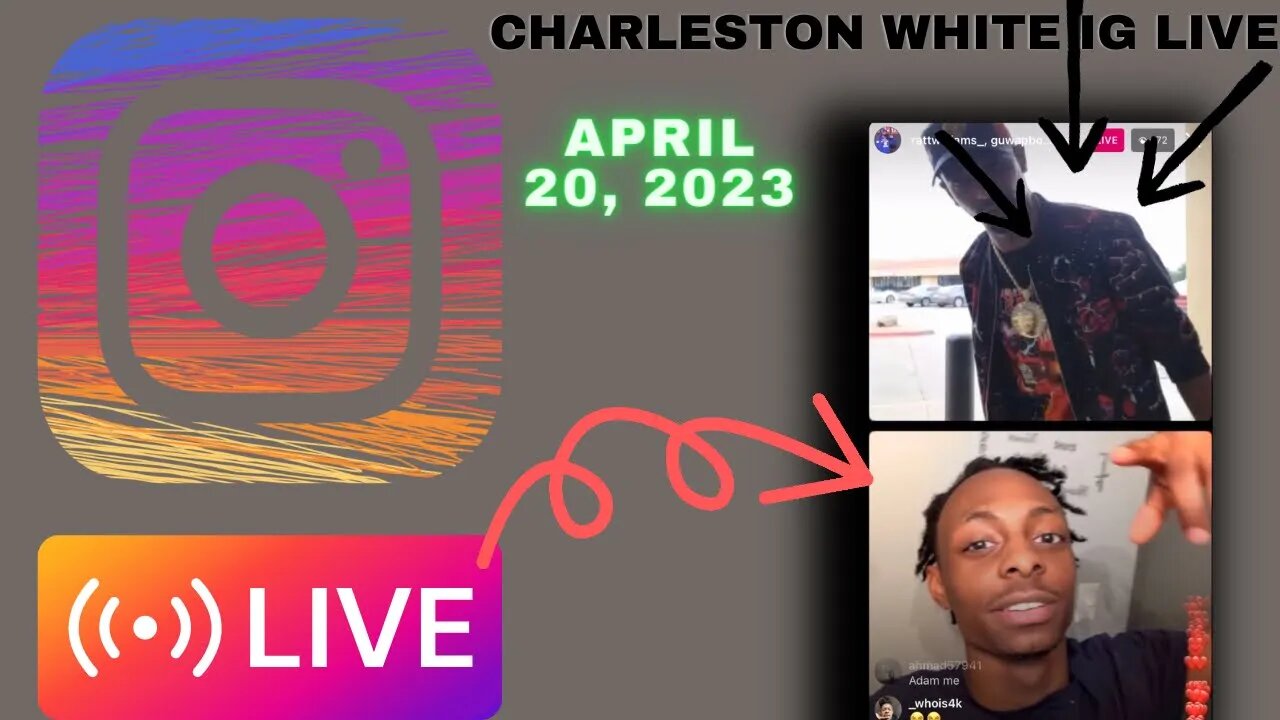 CHARLESTON WHITE IG LIVE: Charleston Smoke with A Security Guy On 420 (20/04/23)