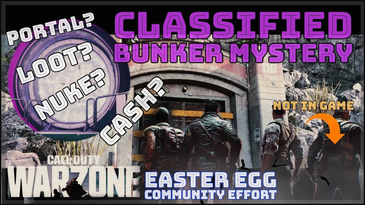 Modern Warfare WARZONE - Classified Bunker Community Easter Egg