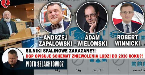 Silniki spalinowe zakazane! DGP opisuje schemat zniewolenia ludzi do 2030 roku! Popołudnie wRealu24