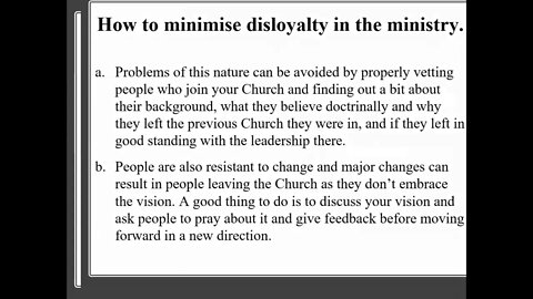 Enemies in ministry - Fear, Discouragement etc.