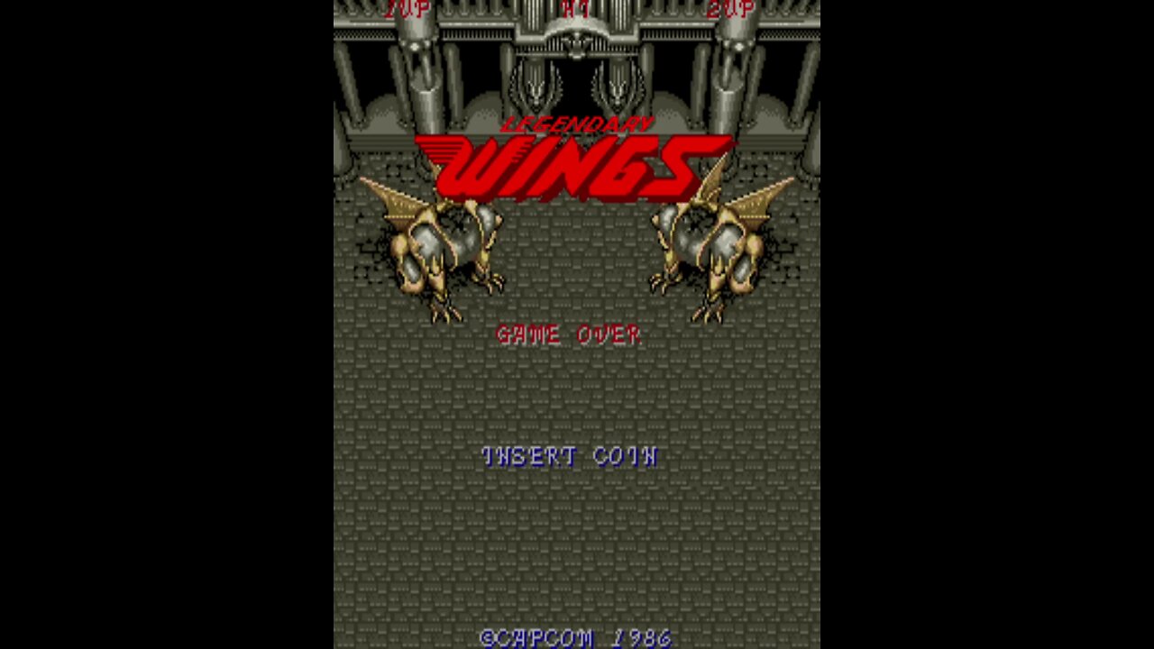 Legendary Wings Arcade Game, Capcom 1986, playthrough