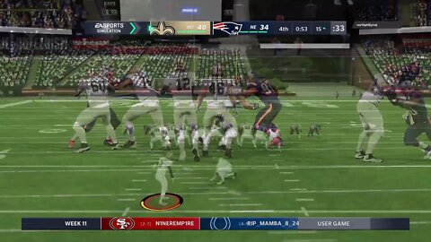 EXECUTIONER747's Live PS4 Broadcast Draft S2W10 vs. Patriots