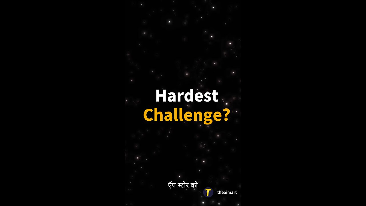 hardest challenge in field of Ai