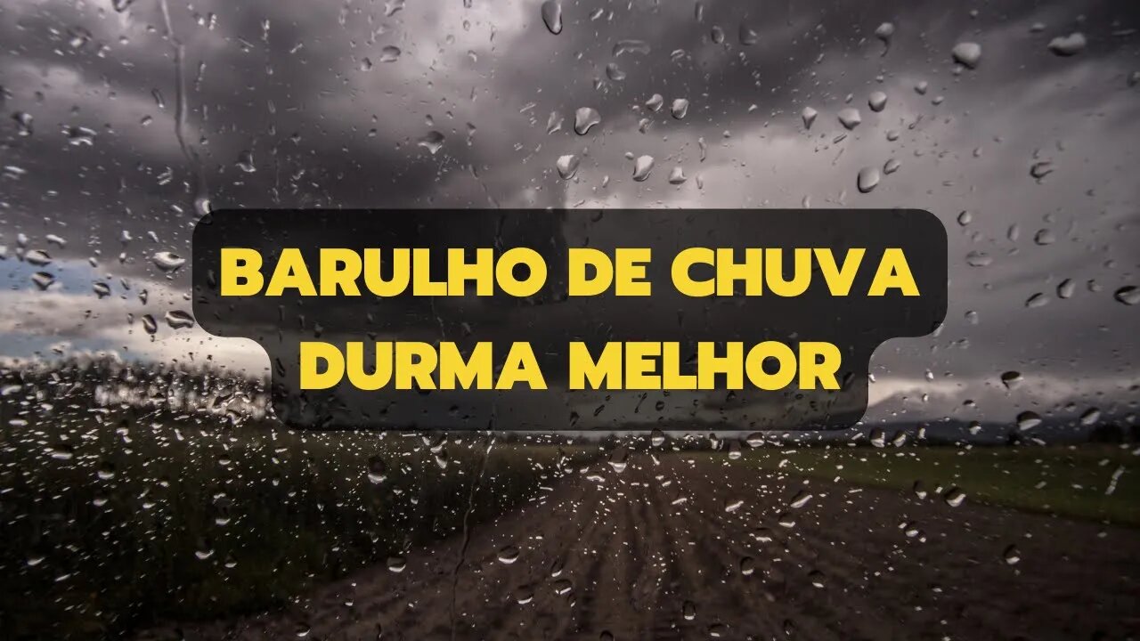 Som de Chuva fraca no fim de trade ideal para uma soneca e Relaxar - Barulho de Chuva sem trovão