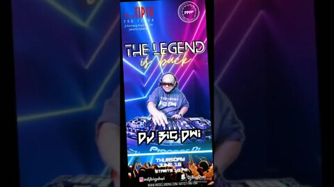 The Legend Is Back 🔥🔥🔥 DJ BIG DWI 🇮🇩 At NU Tipsy Kemang Jakarta Selatan Thursday 16 Jun Starts 10 PM