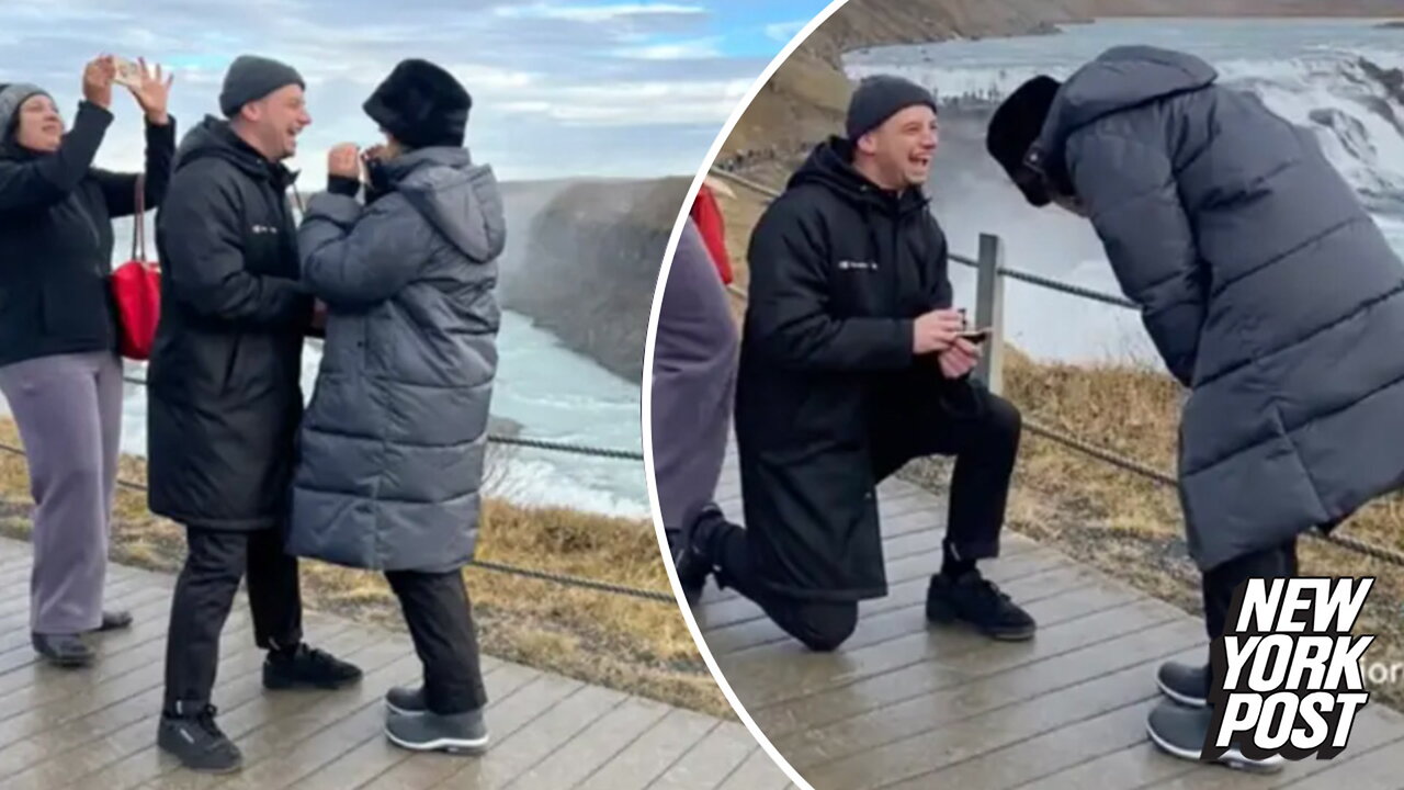 Tourist sabotages romantic proposal in epic video: 'Oblivious'