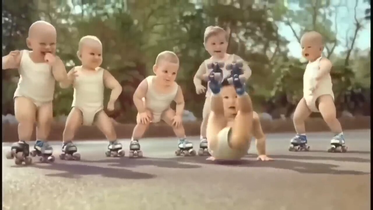 Baby girl dance video