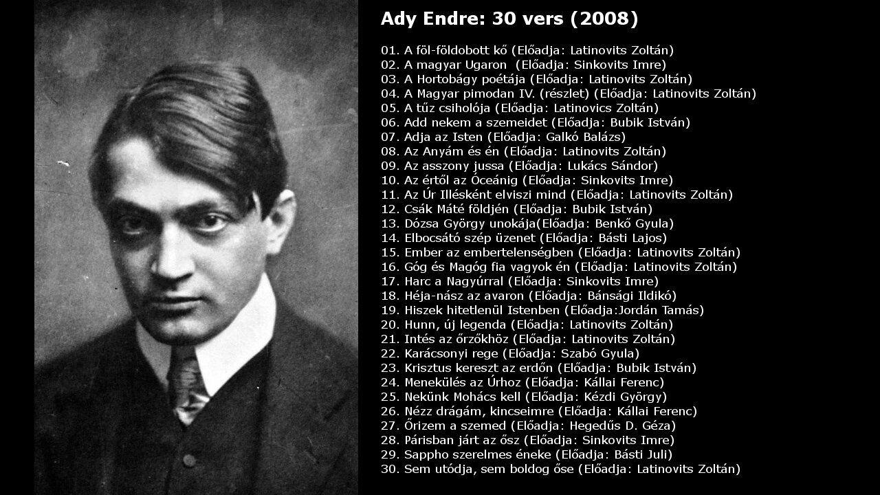 Ady Endre: 30 vers (2008)