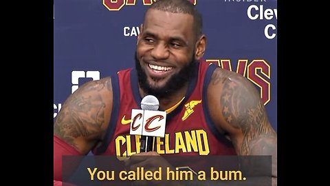 LeBron James defends calling Trump a 'bum'