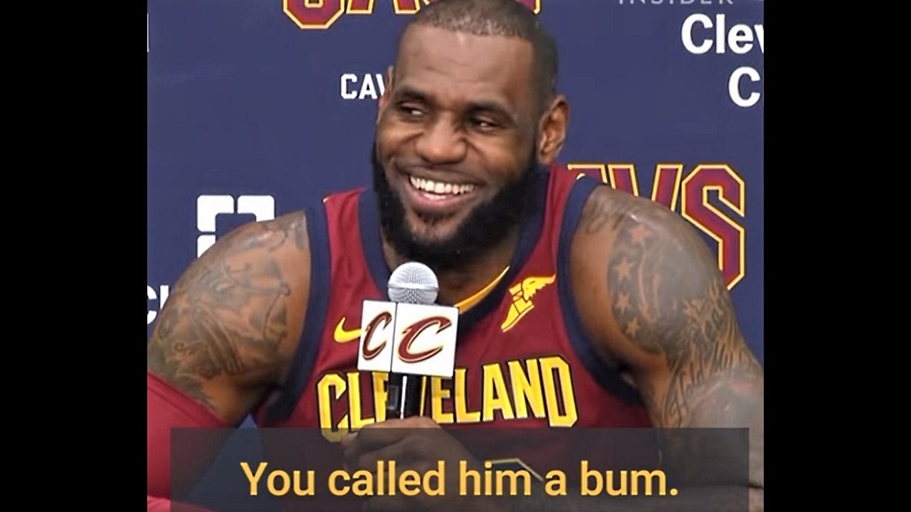 LeBron James defends calling Trump a 'bum'