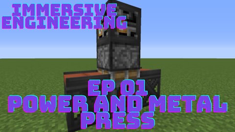 Immersive Engineering Mod Tutorial 1.18.2 01