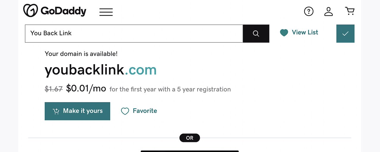 You Back Link™ YouBackLink.com™ Domain Registration @YouBackLink YBL March 20, 2023