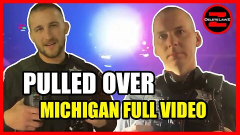 PULLED OVER IN THE UPPER PENINSULA IN MICHIGAN; JACKBOOT THUG PIG GETS TAUGHT A LESSON IN MANNERS