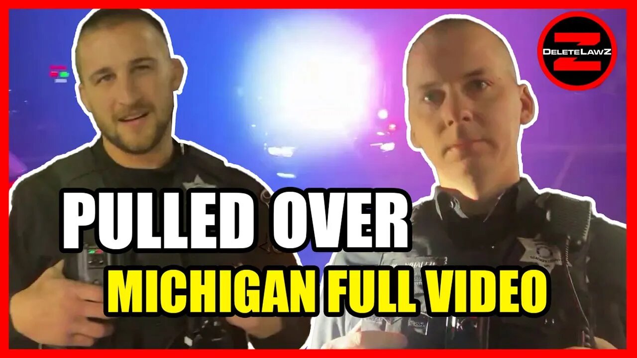 PULLED OVER IN THE UPPER PENINSULA IN MICHIGAN; JACKBOOT THUG PIG GETS TAUGHT A LESSON IN MANNERS