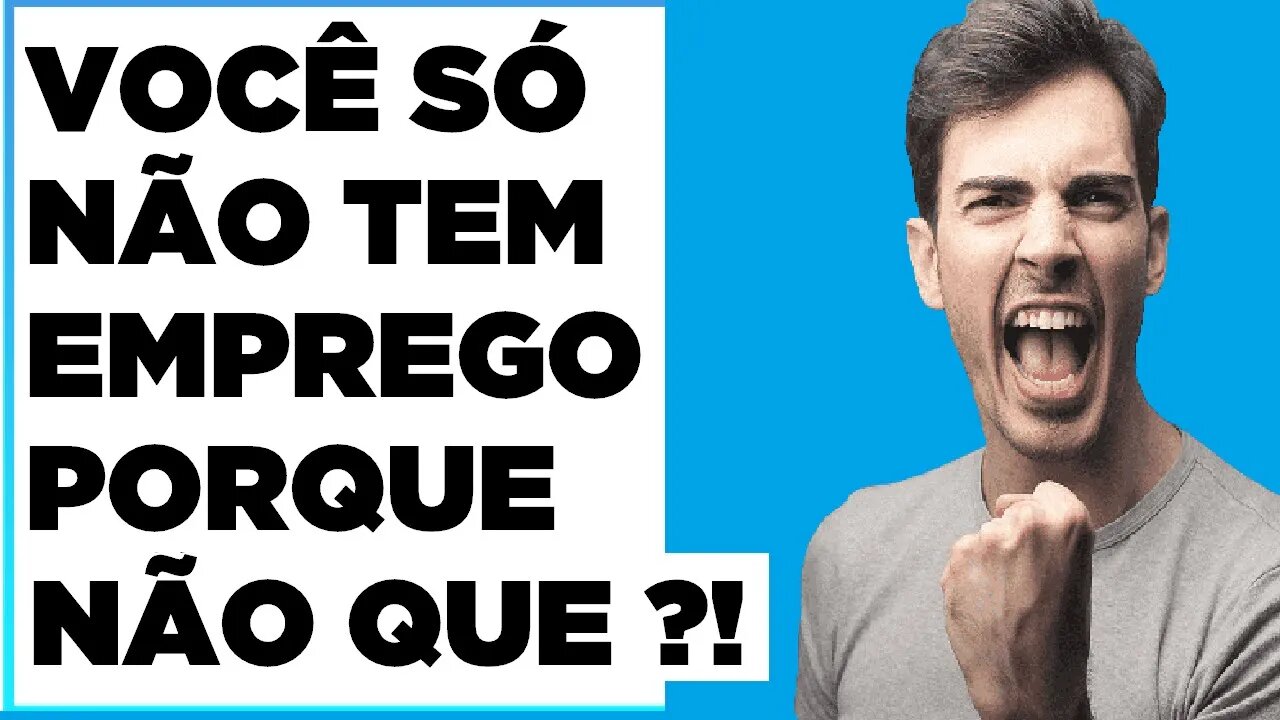 AGORA VOCÊ VAI CONSEGUIR UM EMPREGO RÁPIDO