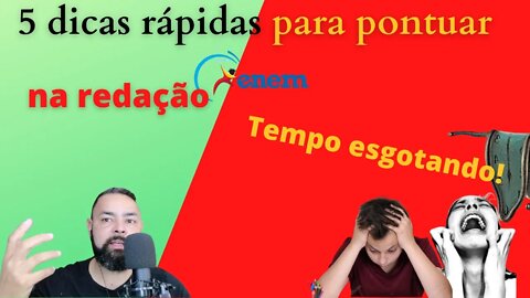 5 dicas RÁPIDAS para pontuar na redação do ENEM