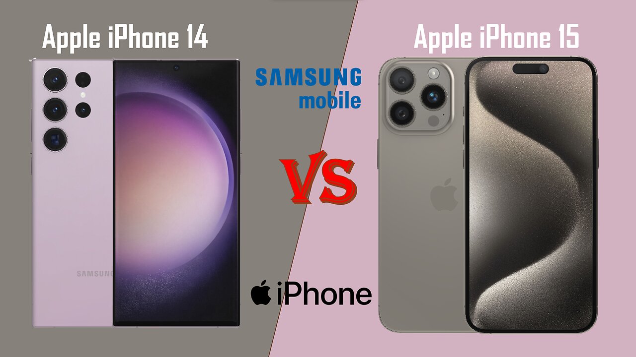 Samsung Galaxy S23 Ultra VS Apple iPhone 15 Pro Max | Comparison | @technoideas360 ​