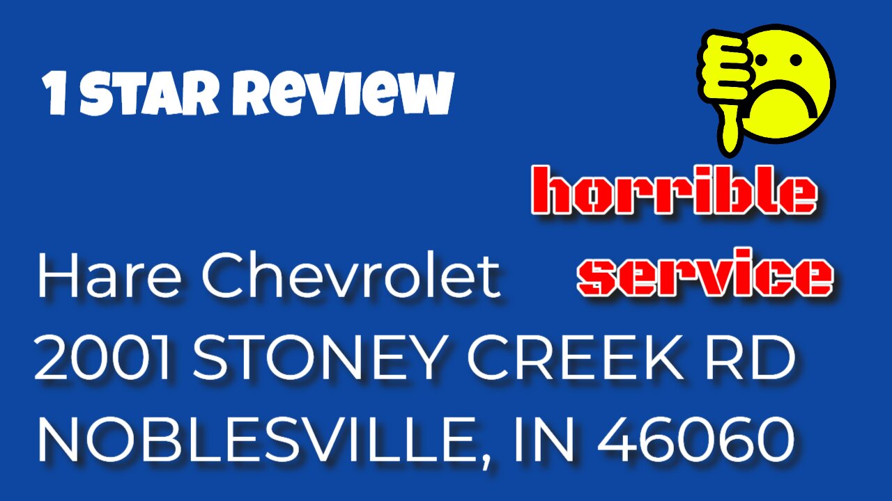 hare chevrolet indianapolis in customer review