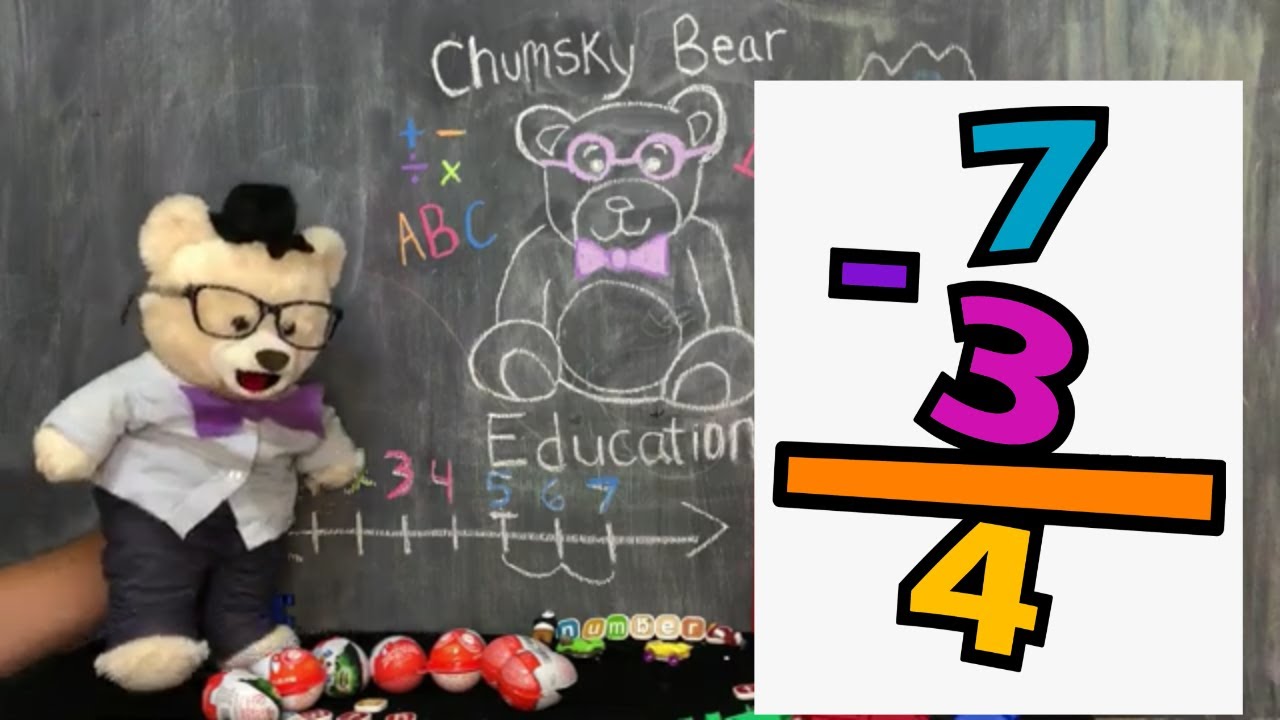 Learn how to Subtract with Chumsky Bear | Math | Subtraction | Educational Videos for Kids