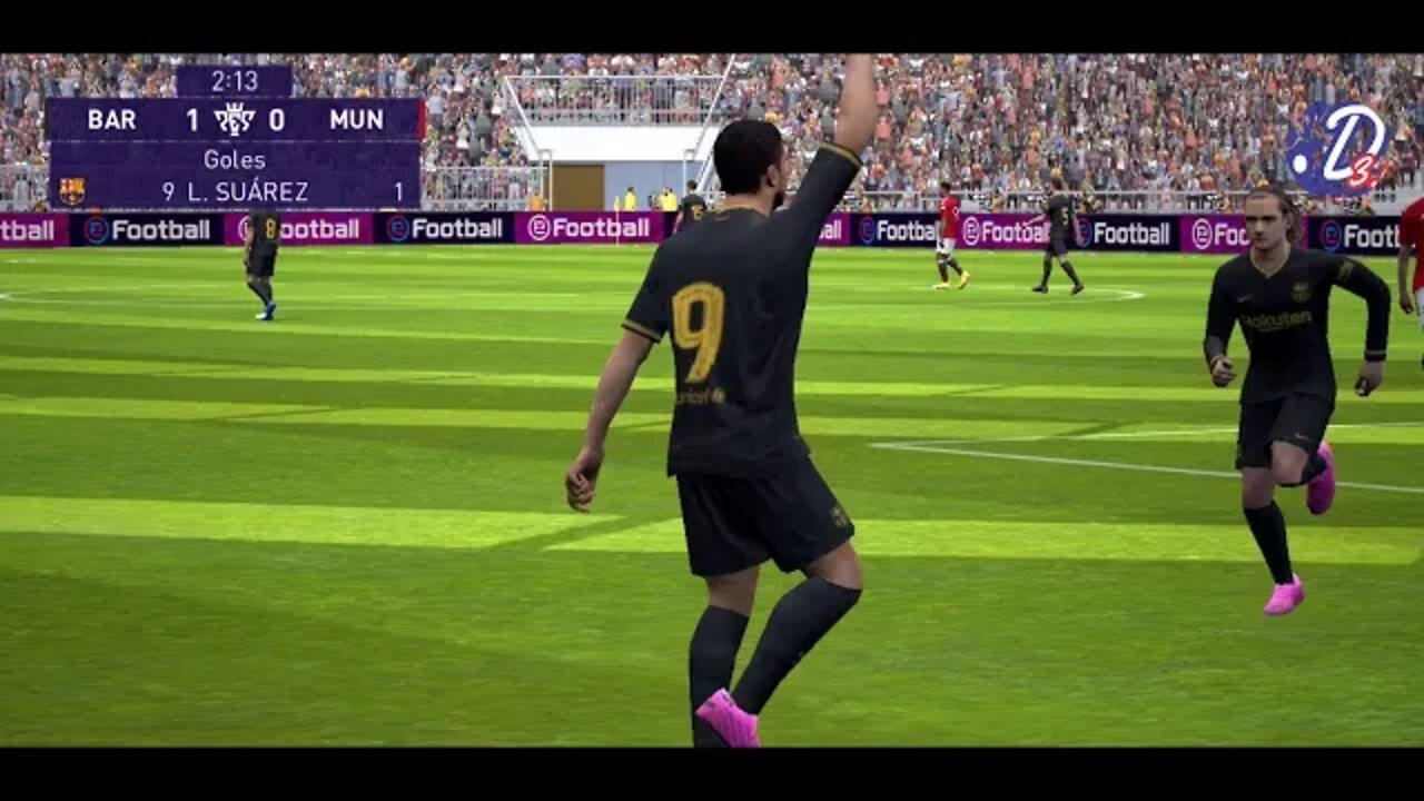 PES 2021: DESAFIO 2 GOLES - BARCELONA vs MANCHESTER UNITED | Entretenimiento Digital 3.0